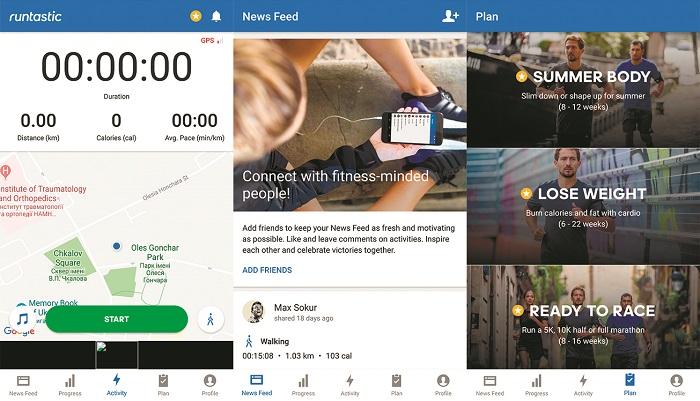 Runtastic running app
